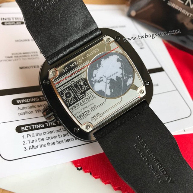 sevenfriday經典款男士腕表 七個星期五太空飛船靈感牌自動機械表  gjs2045
